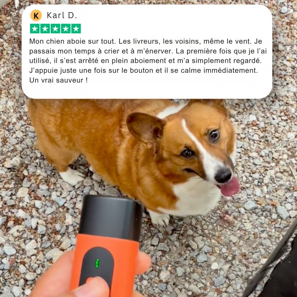 ZenDog™ Pro - Appareil anti-aboiements à ultrasons